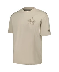 Pro Standard Men's Tan Washington Nationals Neutral Drop Shoulder T-Shirt