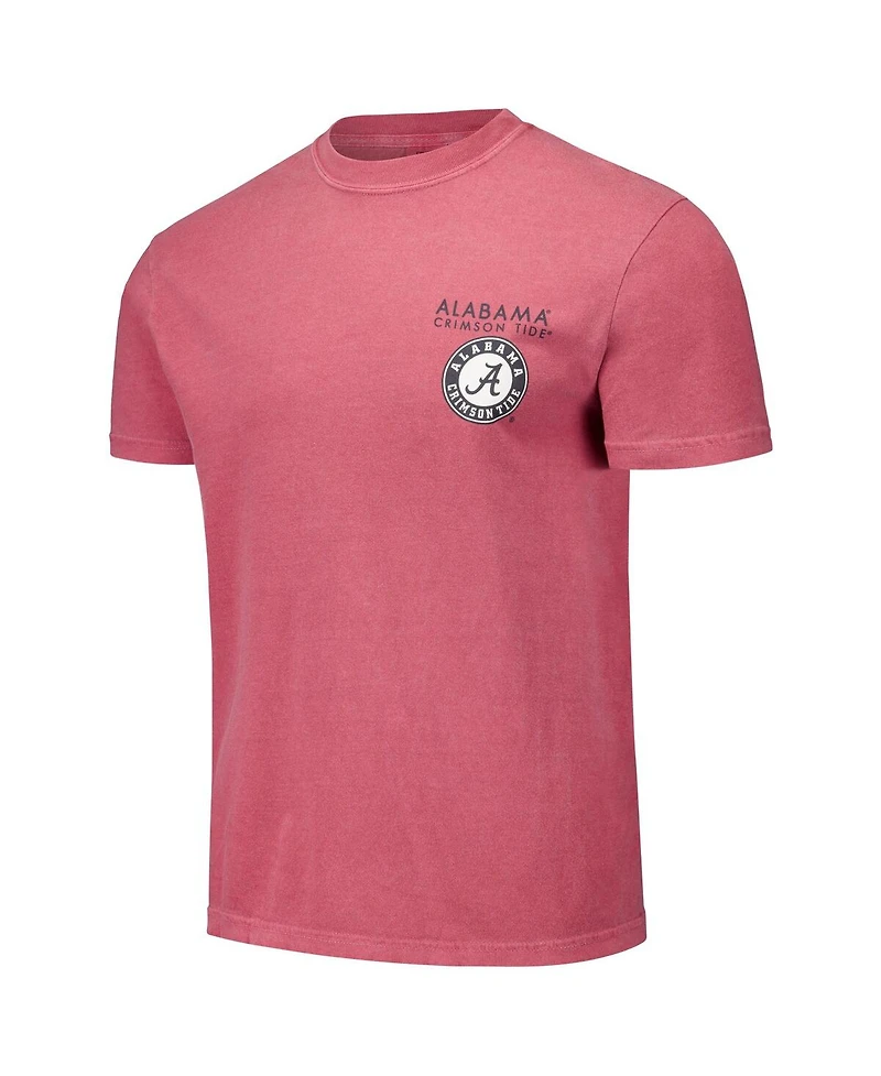 Image One Men's and Women's Crimson Alabama Tide Scenic Comfort Colors T-Shirt