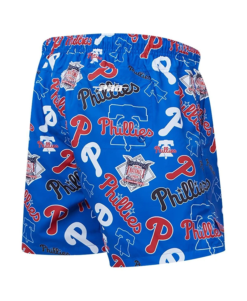 Pro Standard Men's Royal Philadelphia Phillies Toss Logo Woven Shorts