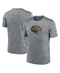 Nike Men's Heather Gray Jacksonville Jaguars Throwback Velocity Alternate Logo Performance T-Shirt