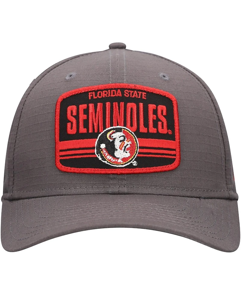 New Era Men's Charcoal Florida State Seminoles Team Elevated 9SEVENTY Adjustable Hat
