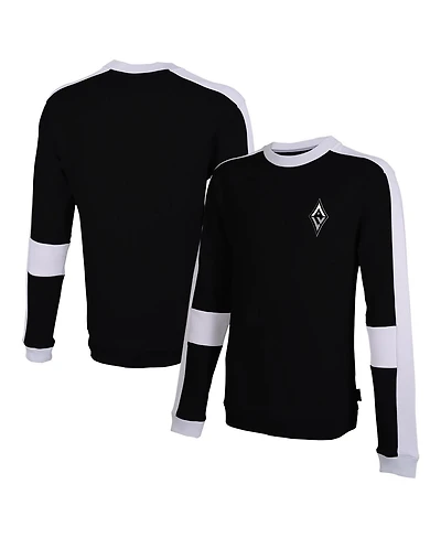 Stadium Essentials Men's and Women's Black Las Vegas Aces Half Time Long Sleeve T-Shirt