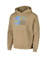 Round21 Men's and Women's Angel Reese Tan Chicago Sky Player Pullover Hoodie