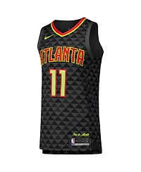 Nike Men's Trae Young Black Atlanta Hawks Authentic Player Jersey - Icon Edition