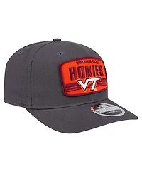 New Era Men's Charcoal Virginia Tech Hokies Team Elevated 9SEVENTY Adjustable Hat