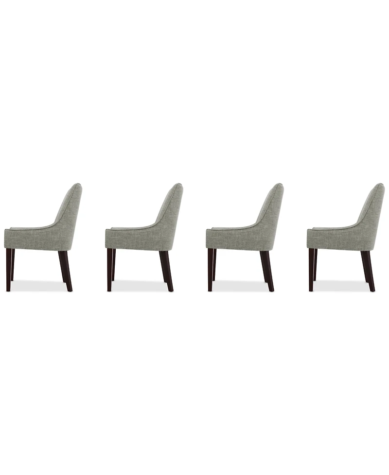Everly Ii 4-Pc. Dining Chair Set, Created for Macy's
