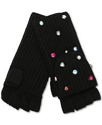 Kate Spade New York Women's Embellished Pop-Top Gloves