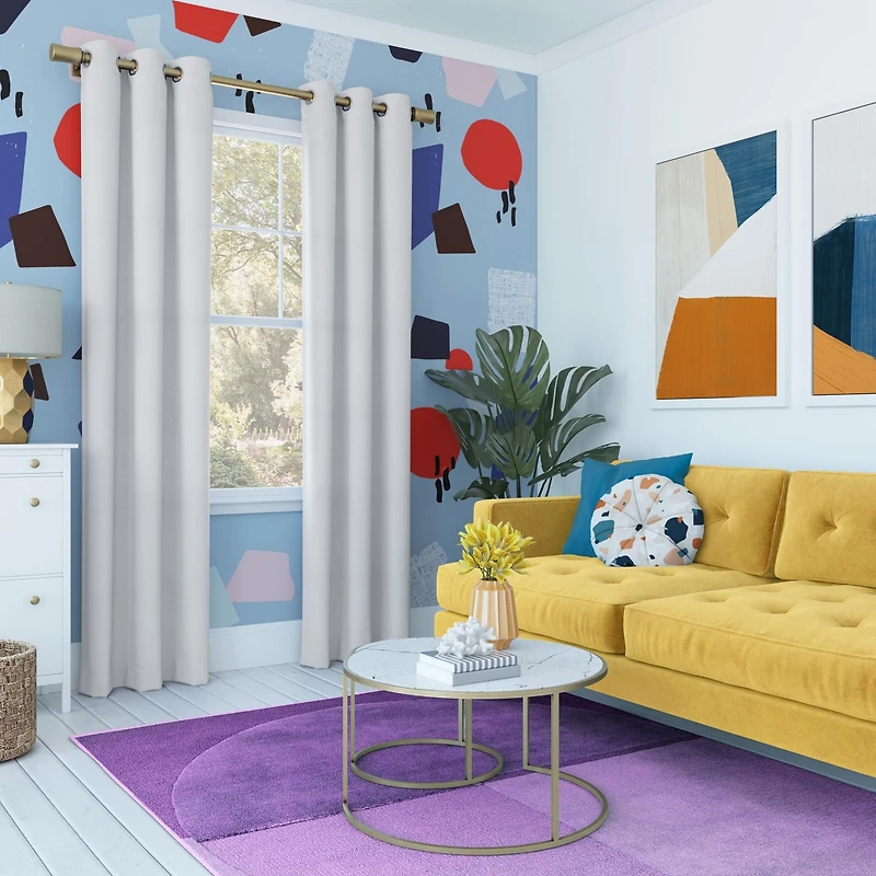 Harper Bright Vibes 100% Blackout Grommet Curtain Panel