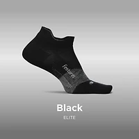 Feetures Men's Elite Ultra Light Cushion Ankle Socks - Sport Sock with Targeted Compression
