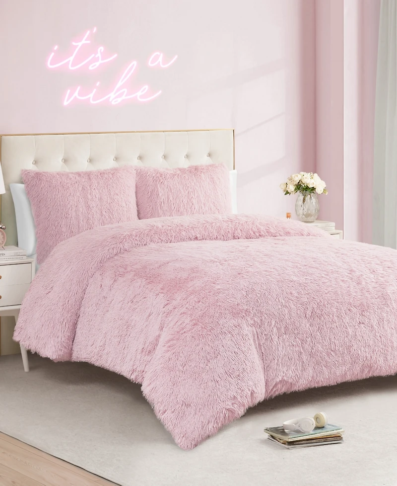 Juicy Couture Shaggy Faux Fur -Pc. Comforter Set