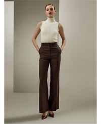 Lilysilk Women's Silk Knitted Turtleneck Sleeveless Top