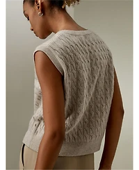 Lilysilk Women's Sleeveless Cashmere Vest
