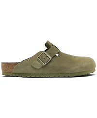 Birkenstock Men's Boston Suede Leather Casual Clogs from Finish Line