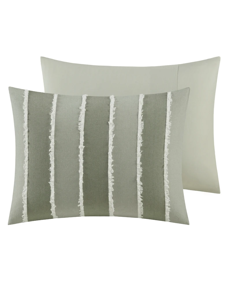 Ink+Ivy Striped Shay 3-Pc. Duvet Cover Set