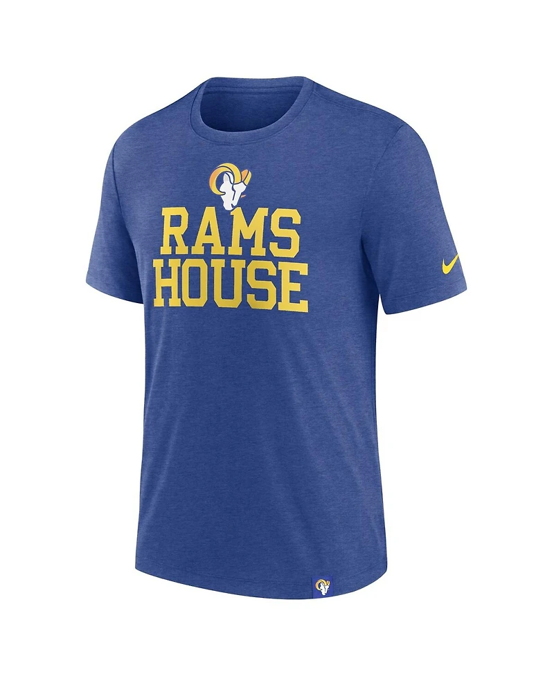 Nike Men's Royal Los Angeles Rams Blitz Tri-Blend T-Shirt