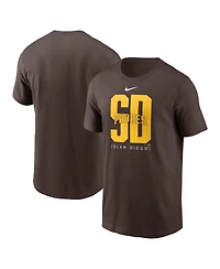 Nike Men's Brown San Diego Padres Scoreboard T-Shirt