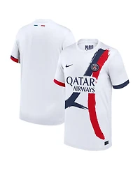 Nike Big Boys and Girls White Paris Saint-Germain 2024/25 Away Replica Jersey