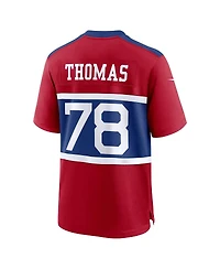 Nike Men's Andrew Thomas Century Red New York Giants Alternate Player Game Jersey
