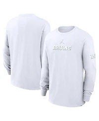 Jordan Men's White Ucla Bruins 2-Hit Statement Max9 Long Sleeve T-Shirt