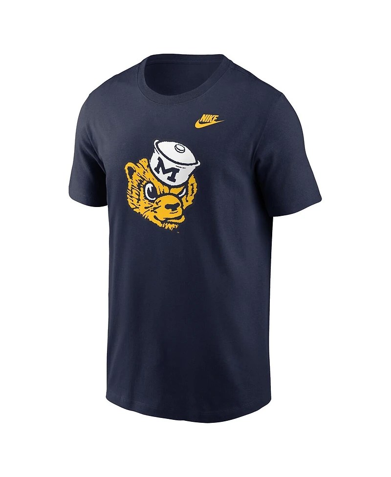 Nike Men's Navy Michigan Wolverines Legacy Alternate Logo T-Shirt