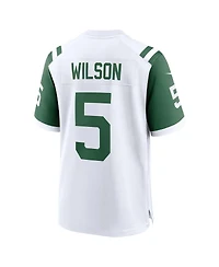 Nike Men's Garrett Wilson White New York Jets Classic Alternate Game Jersey