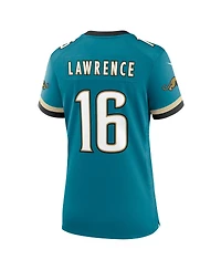 Nike Women's Trevor Lawrence Teal Jacksonville Jaguars Prowler Throwback Game Jersey