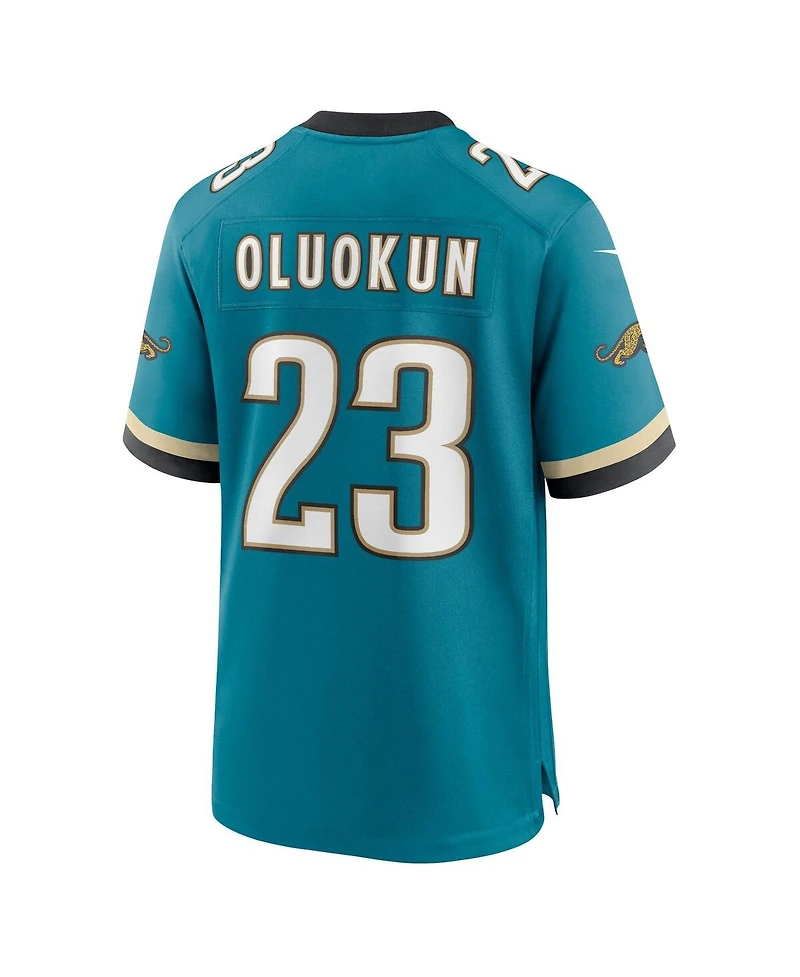 Nike Men's Foye Oluokun Teal Jacksonville Jaguars Prowler Throwback Player Game Jersey