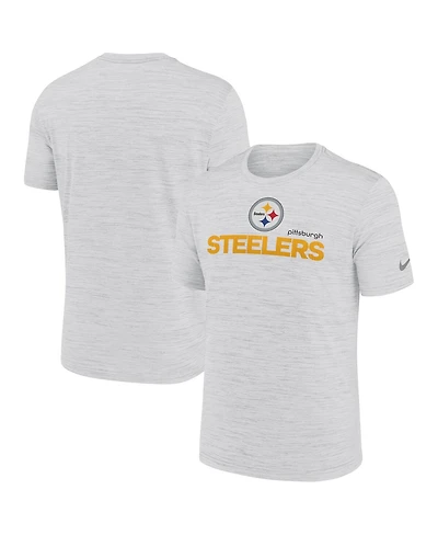 Nike Men's White Pittsburgh Steelers Blitz Velocity Modern Performance T-Shirt