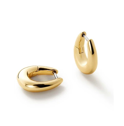 Ana Luisa Gold Huggie Earrings - Amaya