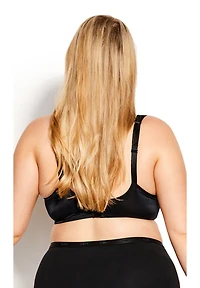 Avenue Plus Size Lace Balconette Bra Contouring Underwire Bra