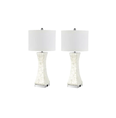 Safavieh Shelley Table Lamp Set Of 2 W/ Usb Port