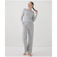 Pact Women's Organic Cotton Cool Stretch Fitted Long Sleeve Tee