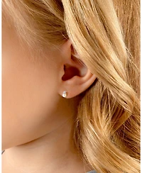 Tiny Blessings Children's 14K Gold 3mm Pearl Drop Studs Girls' Screw Back Earrings