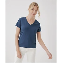 Pact Women's Softspun V-Neck Tee