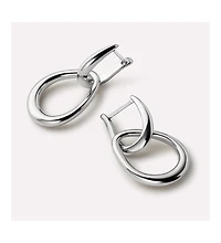 Ana Luisa Silver Drop Earrings - Sage Silver