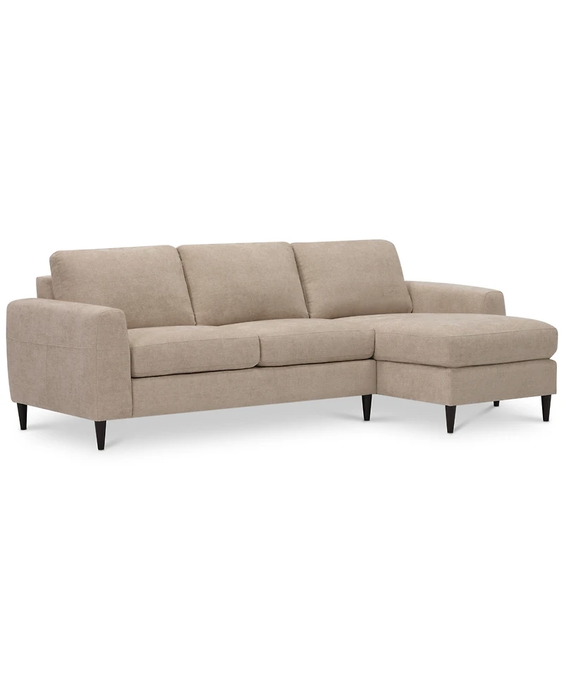 Calvus 2-Pc. Fabric Chaise Sectional, Exclusively at Macy's