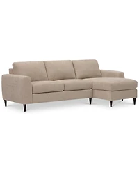 Calvus 2-Pc. Fabric Chaise Sectional, Exclusively at Macy's