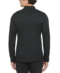 Perry Ellis Men's Slim-Fit Stretch Solid Button-Down Twill Shirt