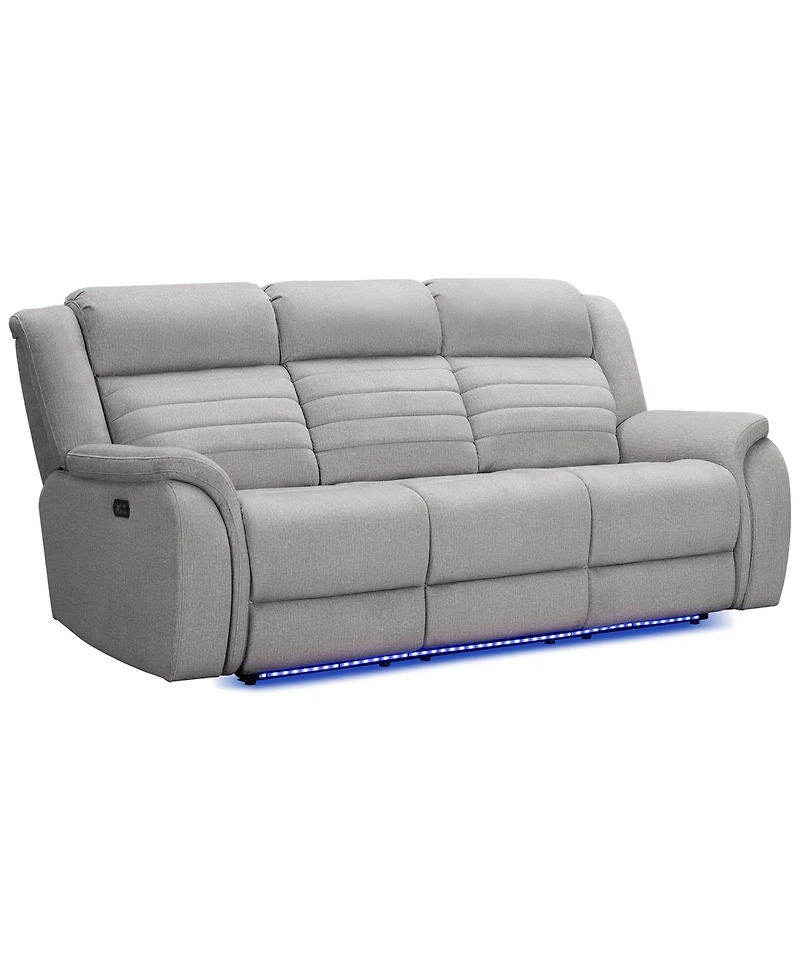 Abbyson Living 86" Power Fabric Reclining Sofa