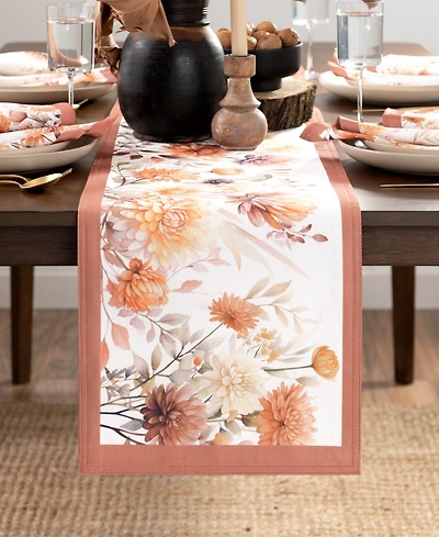 Elrene Autumn Blooms Table Runner, 13" x 70"