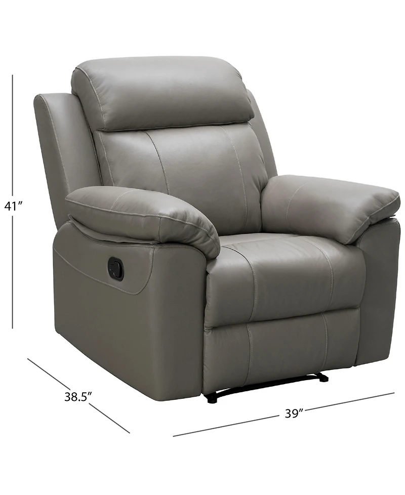 Abbyson Living 39" Leather Manual Recliner