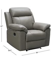 Abbyson Living 39" Leather Manual Recliner