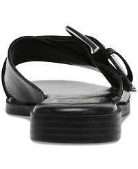 Dv Dolce Vita Women's Mayson Crossband Buckle Slide Flat Sandals