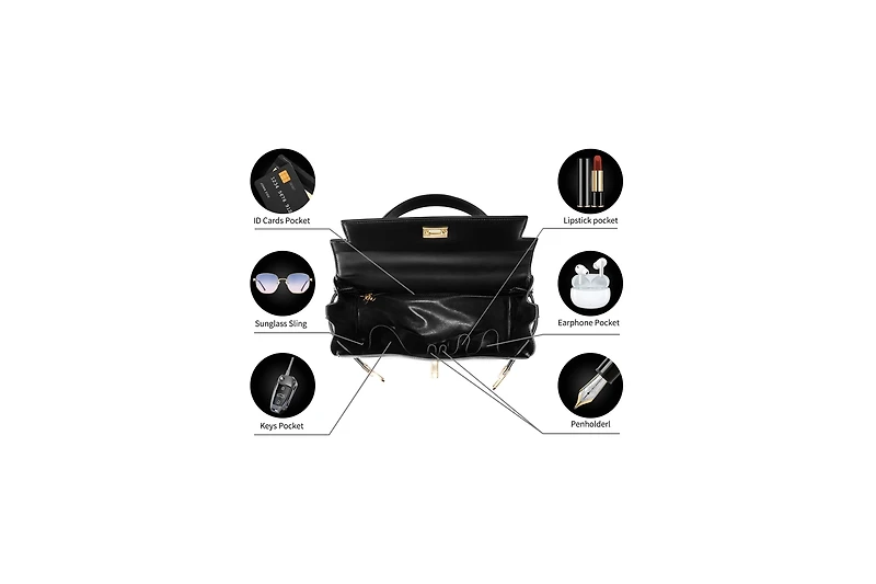 Victoria Handbag with Gold Hardware Hyde