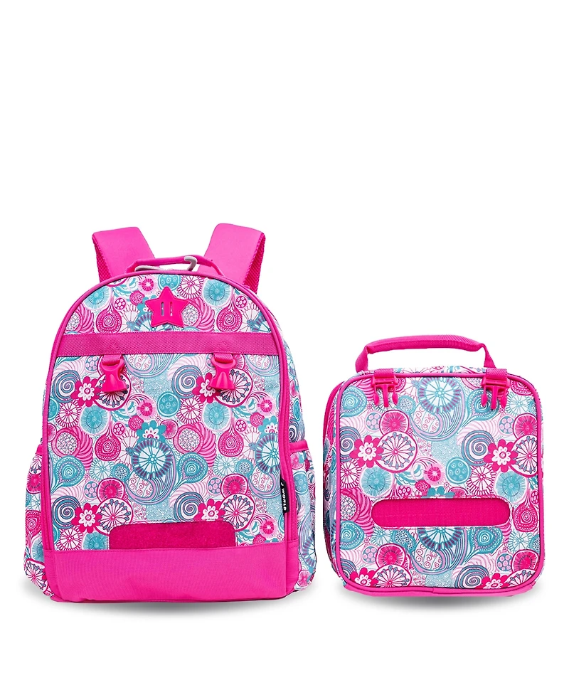 J World Boys Duet 16" Backpack With Detachable Lunch Box