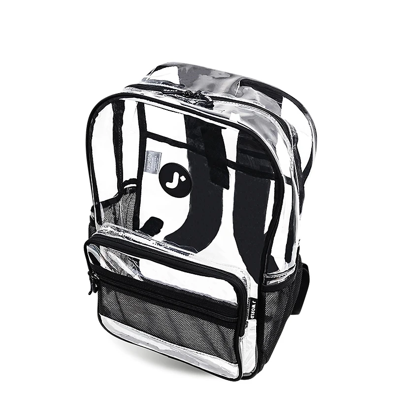 J World Clear Transparent Tpu Backpack for School