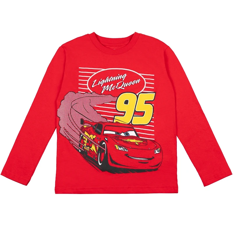 Disney Boys Toy Story Cars Lion King Guard Mickey Mouse 2 Pack Cosplay Long Sleeve T-Shirts to