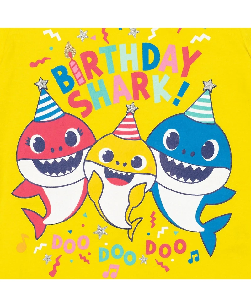 Baby Shark Toddler Girls Pinkfong Shark T-Shirt