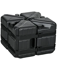 Outsunny Tent Weights, Set of 4 with Built-in Handles and Secure Straps
