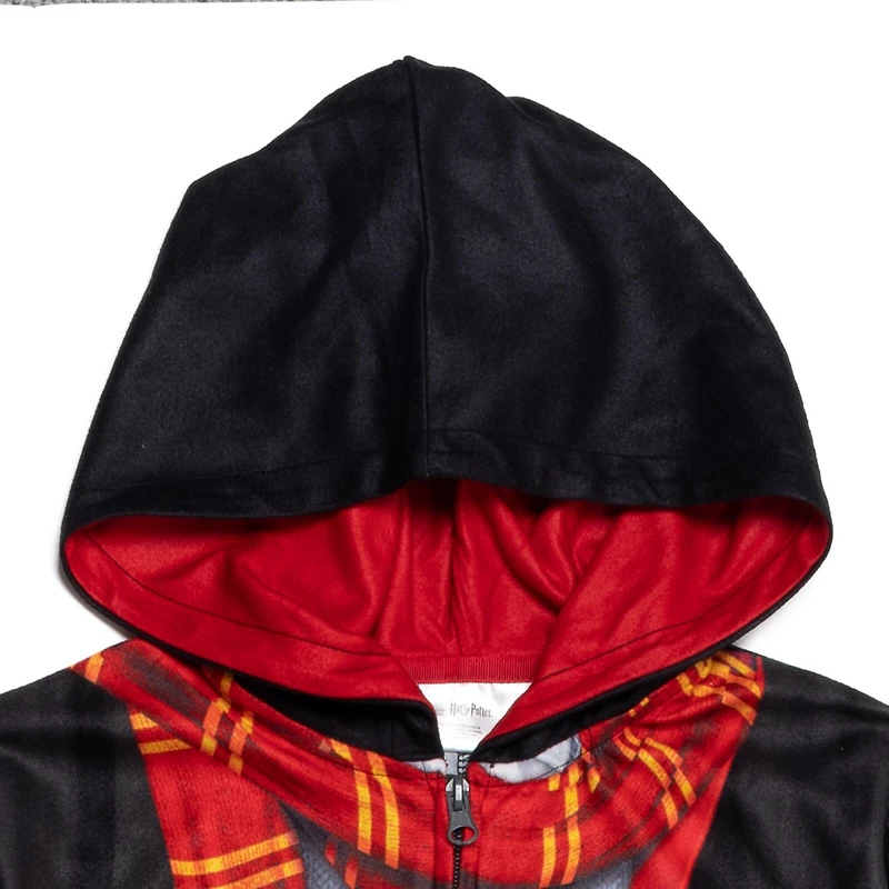 Harry Potter Boys Fleece Zip Up Costume Coverall